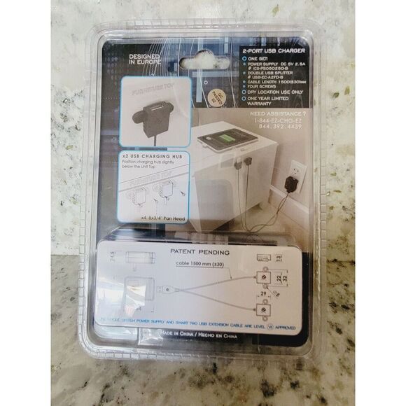ICS Innovation EZ Collection 2-Port USB Charger Mount Charging System New - Picture 3 of 10